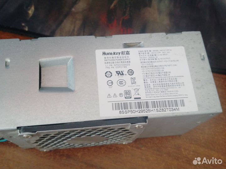 Блок питания для пк 100/240 V 50/60 Hz