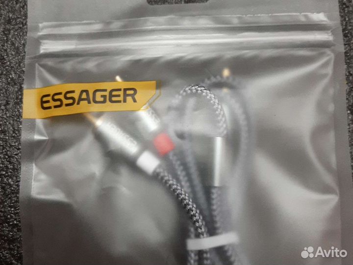 Межблочный кабель mini jack 3.5-2*RCA