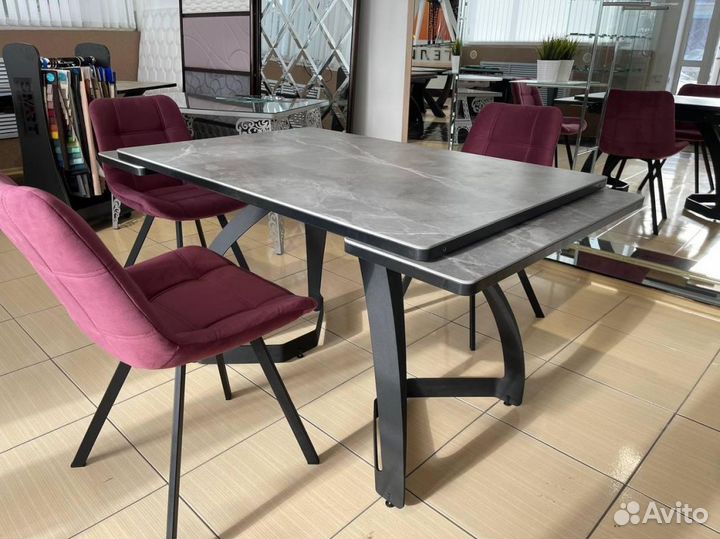 Стол из керамогранита раздвижной SKR-19218