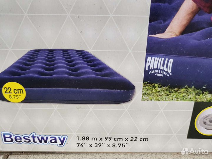 Матрац 1-спальный надувной 1,88*0,99