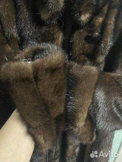 Шуба норковая 42 44 поперечка