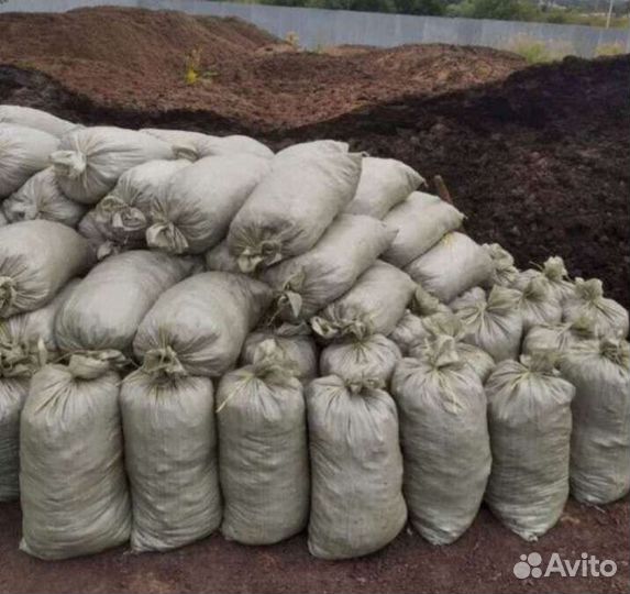 Перегной в мешках