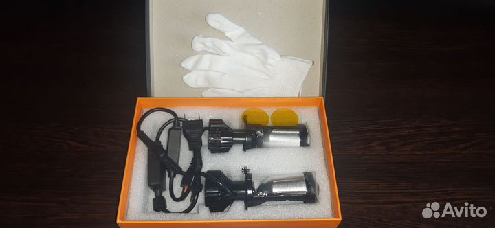 H4 led mini линзы