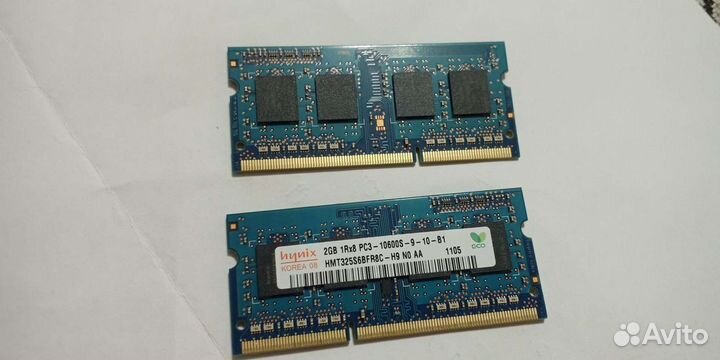 Оперативная память ddr3 2GB для ноутбука