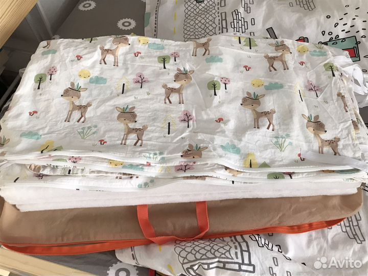 Бортики в детскую кроватку бу