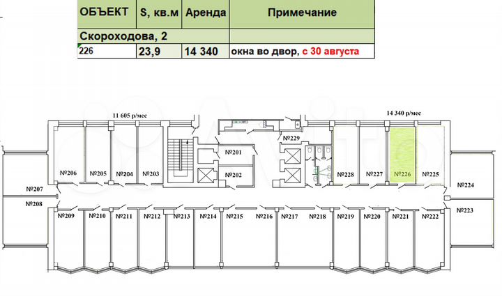 С2 Офис, от 23.9 м²