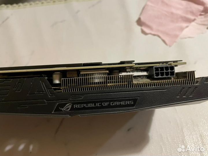 Видеокарта Gtx 1060 6gb asus strix