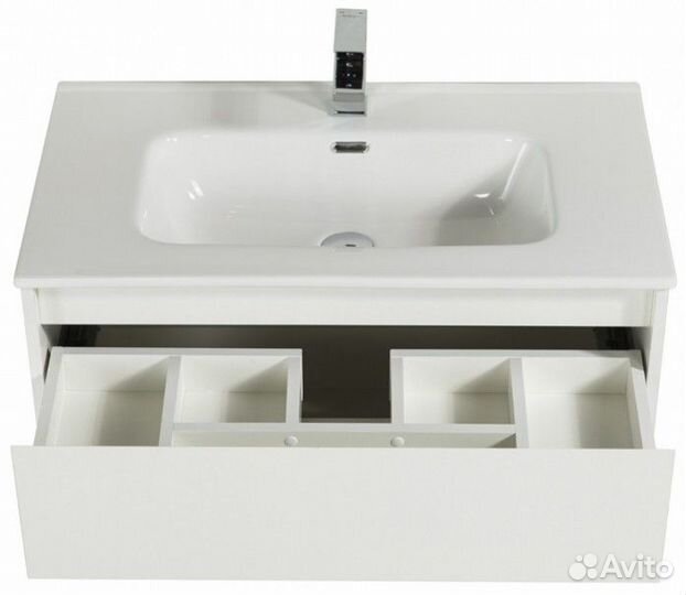 Тумба с раковиной BelBagno Kraft 90-BB900ETL Bianco Opaco