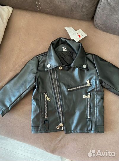 Кожанка детская новая размер 80 -86