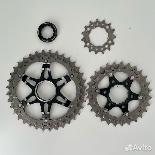 Звезды и локринг кассеты Shimano XTR CS-M980