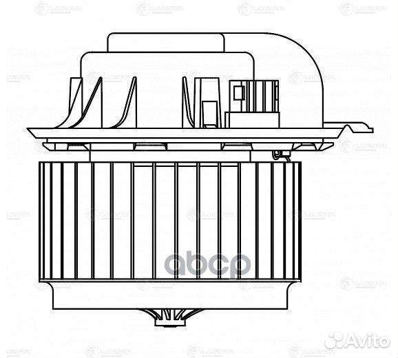 Э/вентилятор отоп. для а/м VW Touareg (02) /Audi