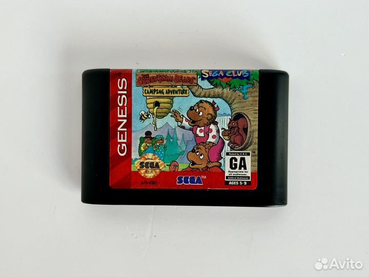 Berenstain Bears Camping Adventure Sega Genesis