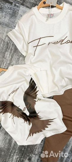 Костюм синий футболка шорты 5 6 7