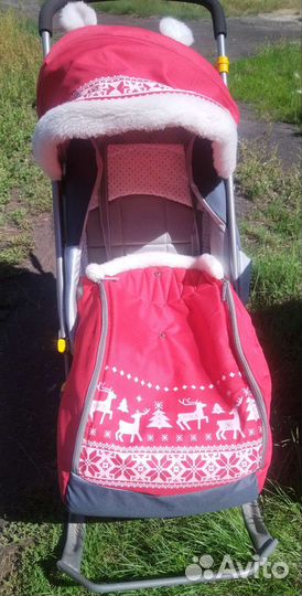 Санки-коляска