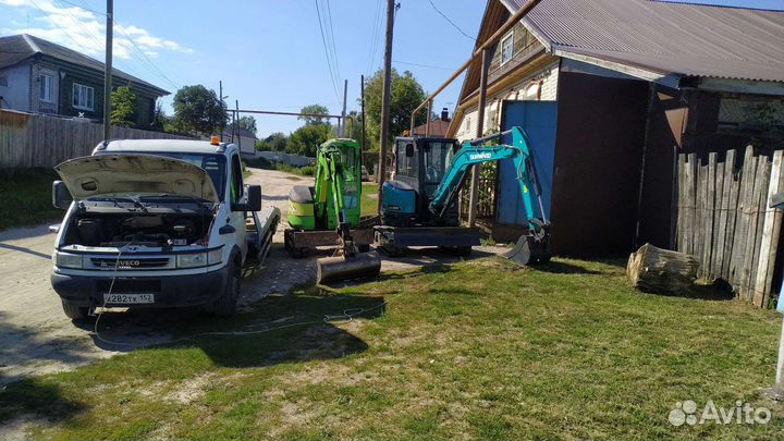 Услуги мини экскаватора