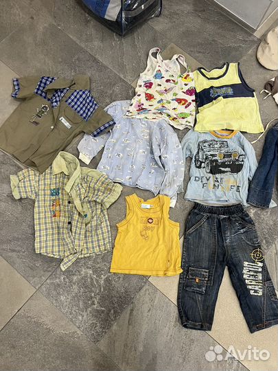 Детские вещи пакетом для мальчика 3-5 лет