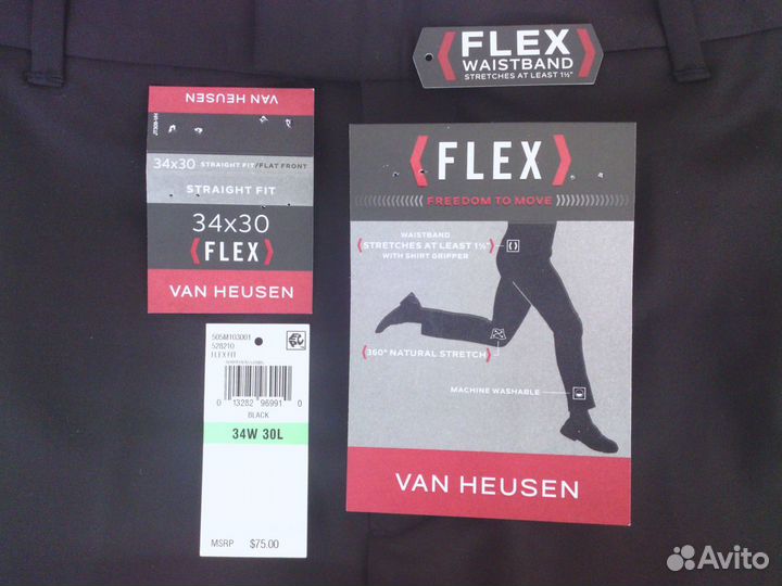 Брюки Van Heusen р.36/30 Flex