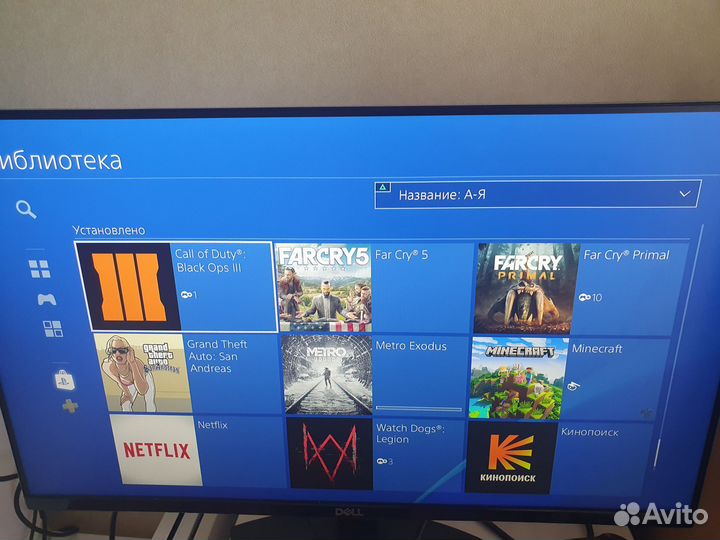 Sony PS4, 2 геймпада, диски