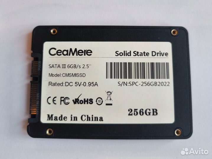 SSD SATA 256 Gb KingSpec, CeaMere