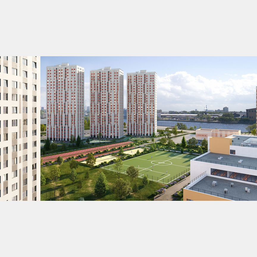 1-к. квартира, 33,4 м², 24/25 эт.