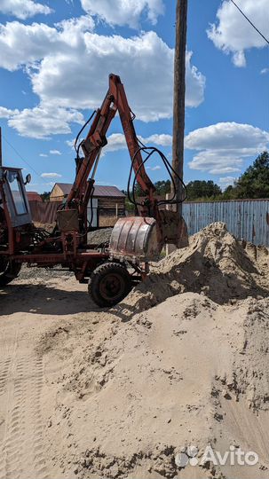 Песок и щебень. От ведра до 16 кубов