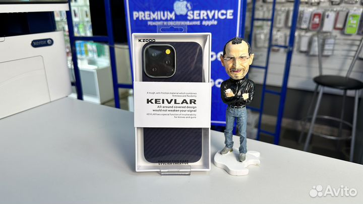Чехол на iPhone 11 Pro Kevlar Карбон Оригинал