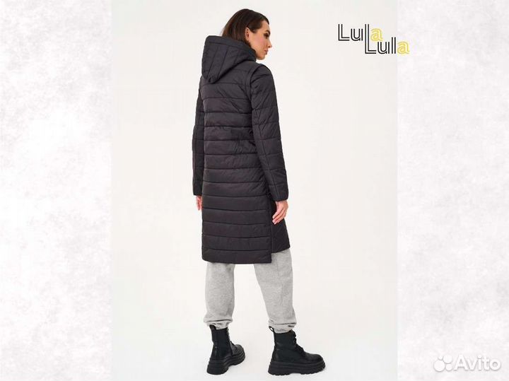 Куртка весенняя стеганая с капюшоном 2 в 1