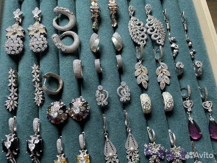 Серебряные серьги 925