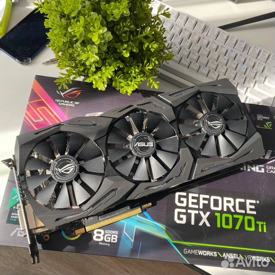 Видеокарта GTX 1070 TI Новая