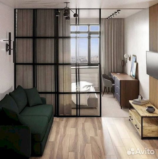 Перегородка лофт