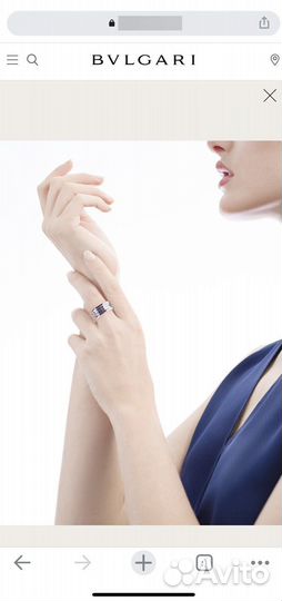 Кольцо Bvlgari b.Zero1 (15,5) 3полосы,Оригинал