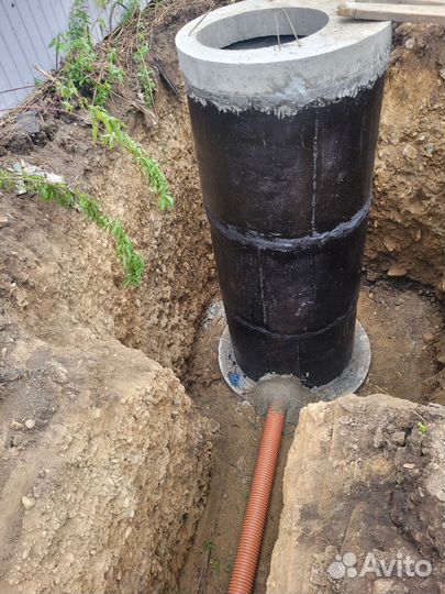 Монтаж септика, шамбо, водопровода под ключ