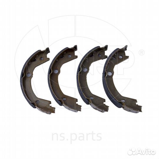 Колодки стояночного тормоза hyundai elantra NSP025