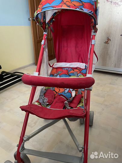 Коляска прогулка трость