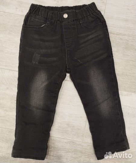 Джинсы утепленные 92