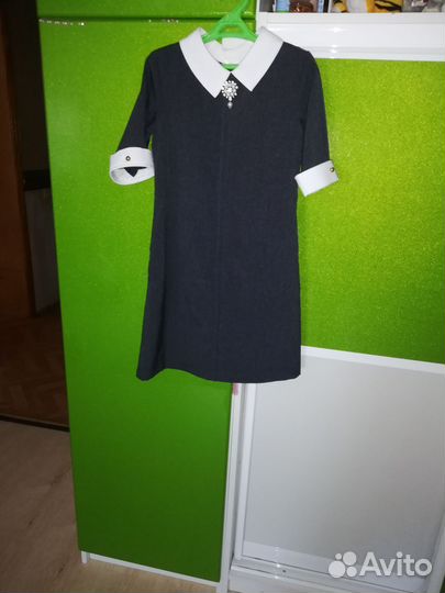 Школьная форма для девочки 128 серая