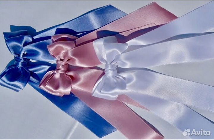 Бантики ручной работы(на резинке,на заколочке)