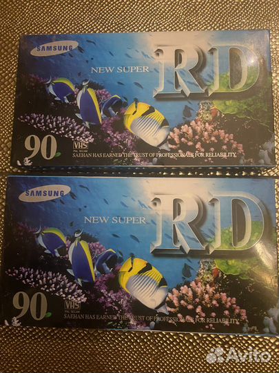 Видео кассеты новые Самсунг Samsung 2 шт