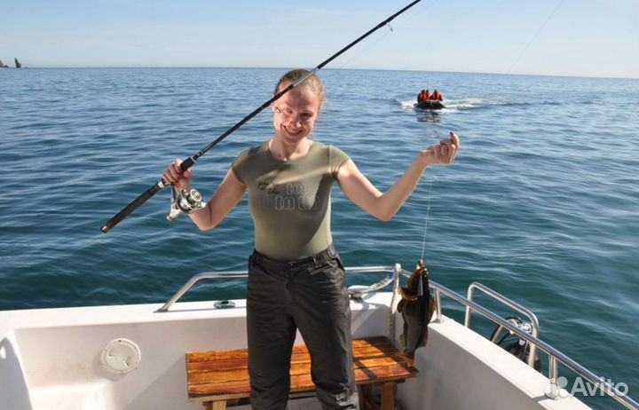 Рыбалка удочки на яхте