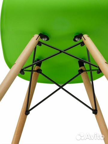 Стул в стиле eames DSW,салатовый