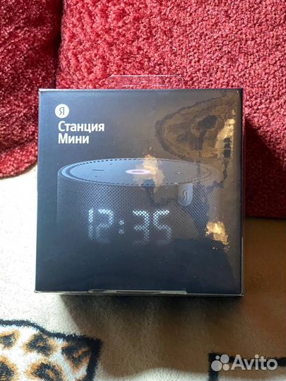 Яндекс Станция Мини с часами (новая)