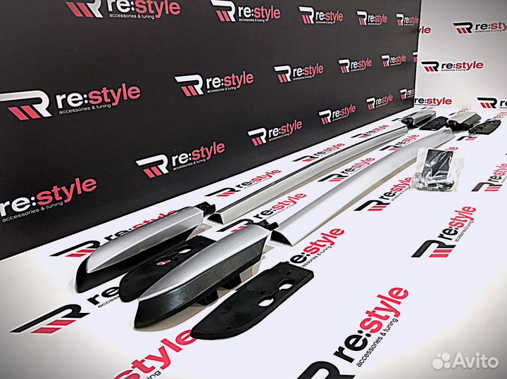 Рейлинги Toyota RAV4 XA40 12-19г Серебро