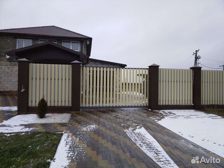 Откатные ворота под ключ