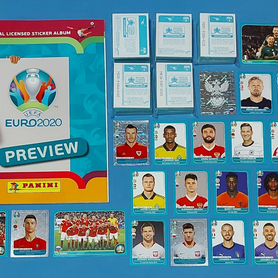 Panini Евро 2020 Preview-полный сет наклеек 568 шт