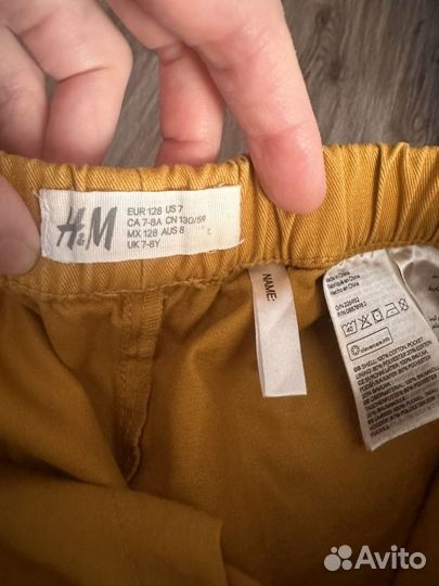 Брюки H&M на девочку 128