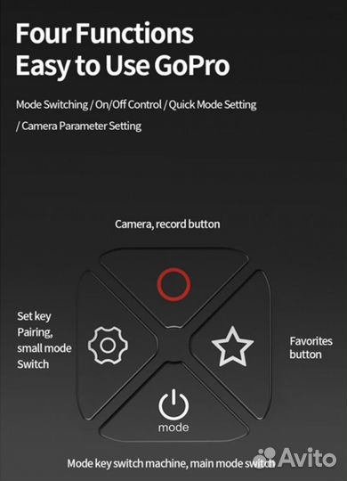Пульт ду для Gopro Hero 11 10 9 8 Max