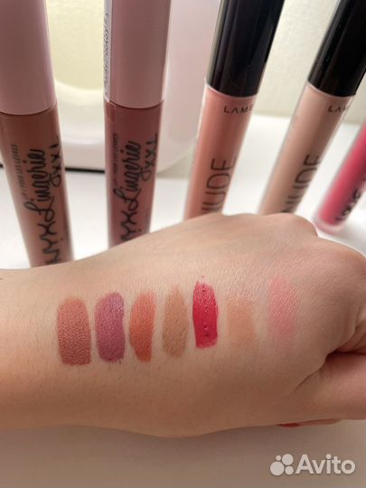 Помада NYX, Lamel, Maybeline