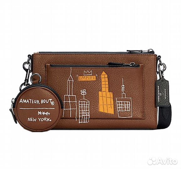 Сумка Coach x Jean Michel Basquiat Holden 25