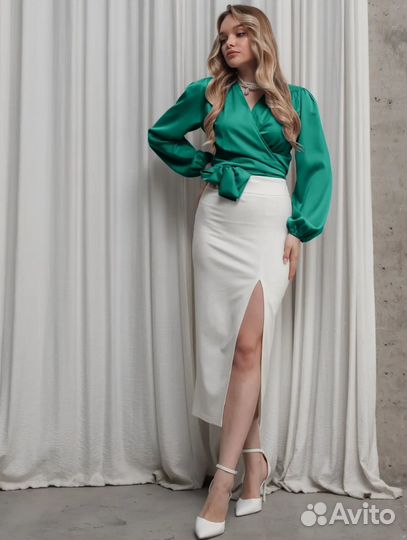 Блуза на запах