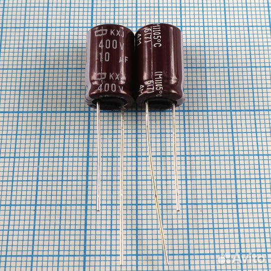 10uF 400v 400v10uF 10x16 KXJ - Электролитический к